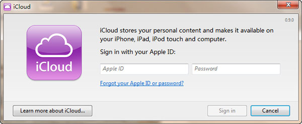 iCloud 1.0 Windows͑