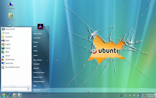 y Ubuntu׃Windows 7ļ