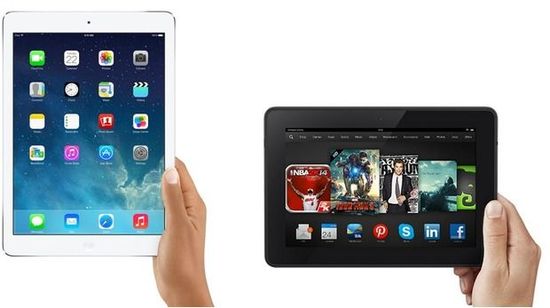 iPad Air VS Kindle Fire HDXu(png)y(c)