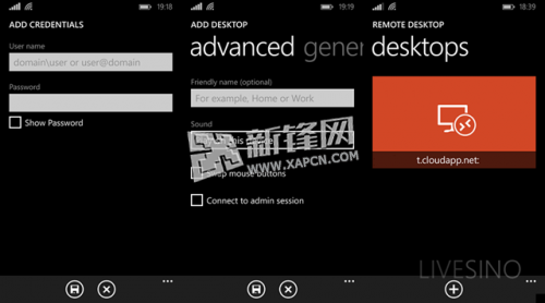 WP8.1,h,Remote Desktop